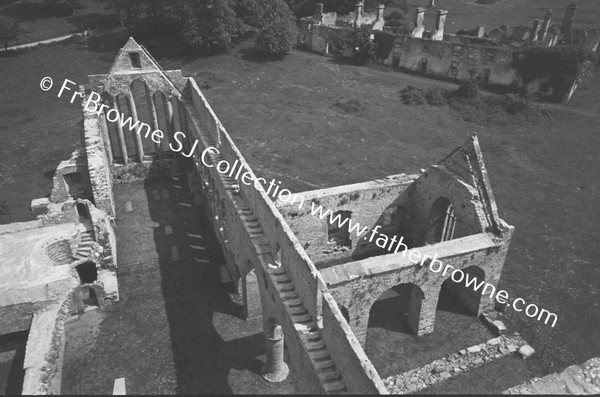 ARDFERT FRIARY SCENES VIEW FROM TOP OF TOWER